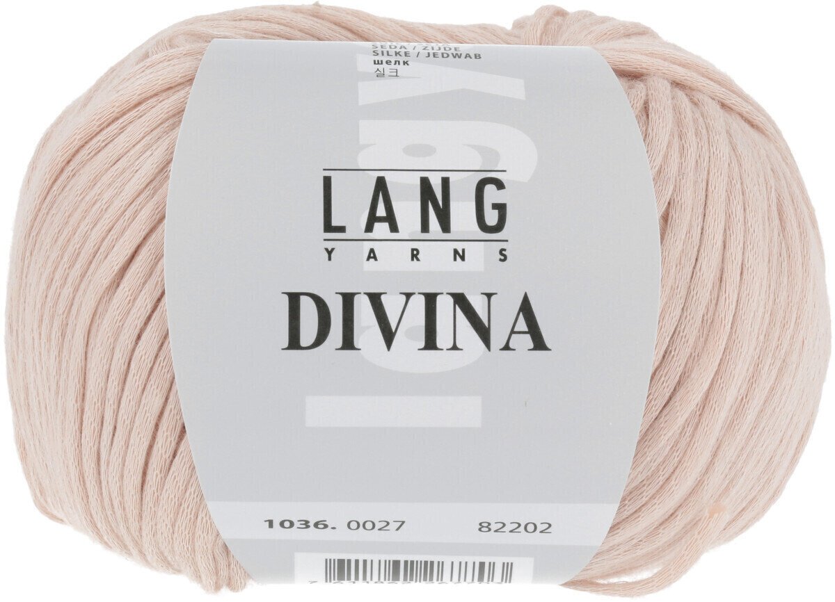 Strikkegarn Lang Yarns Divina 0027 Apricot