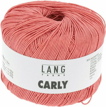 Knitting Yarn Lang Yarns Carly 0027 Coral - 1
