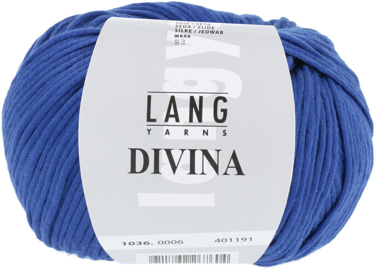 Fios para tricotar Lang Yarns Divina 0006 Royal