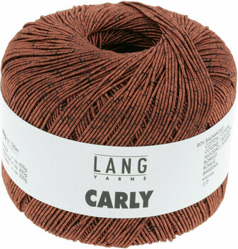 Knitting Yarn Lang Yarns Carly 0175 Brick Knitting Yarn - 1