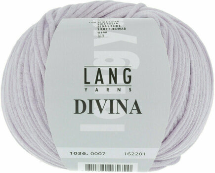 Strickgarn Lang Yarns Divina 0007 Lilac Strickgarn - 1