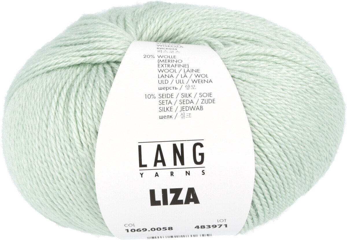 Knitting Yarn Lang Yarns Liza 0058 Mint Knitting Yarn