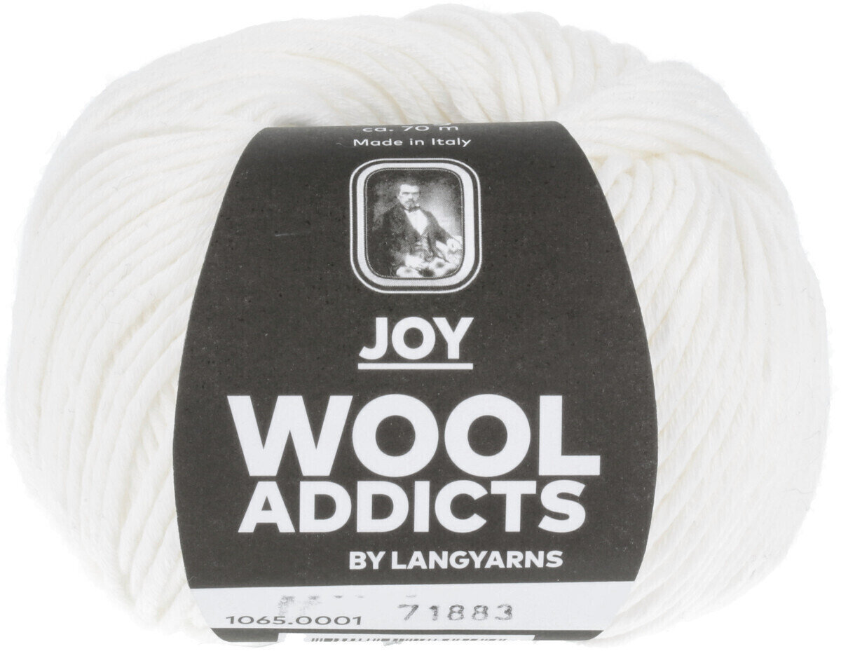 Fios para tricotar Lang Yarns Joy 0001 White
