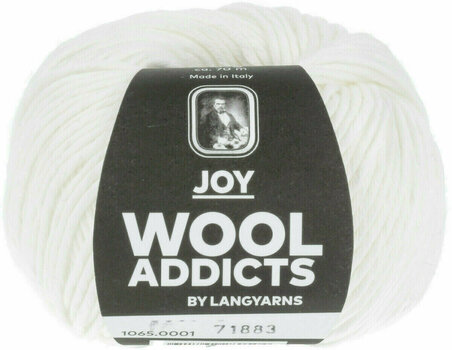 Fios para tricotar Lang Yarns Joy 0001 White - 1
