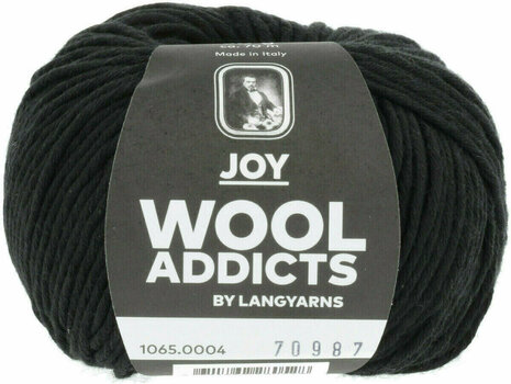 Fios para tricotar Lang Yarns Joy 0004 Black - 1