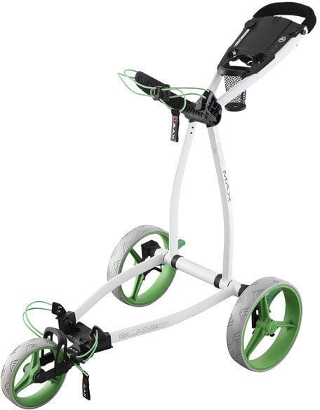 Manuální golfové vozíky Big Max Blade IP White/Lime Manuální golfové vozíky