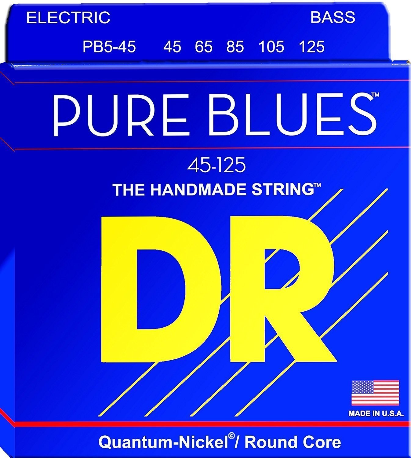Saiten für 5-saitigen E-Bass, Saiten für 5-Saiter E-Bass DR Strings PB5-45