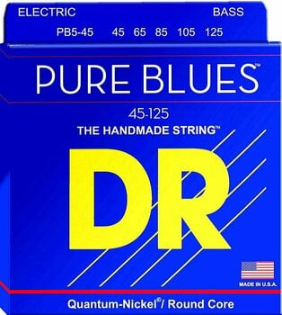 Corde Basso 5 Corde DR Strings PB5-45 - 1