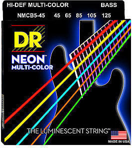 Struny pre 5-strunovú basgitaru DR Strings MCB5-45
