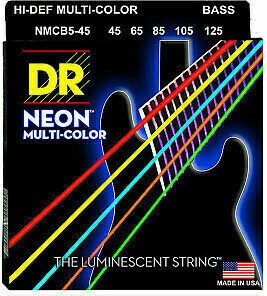 Struny pro 5-strunnou baskytaru DR Strings MCB5-45 - 1