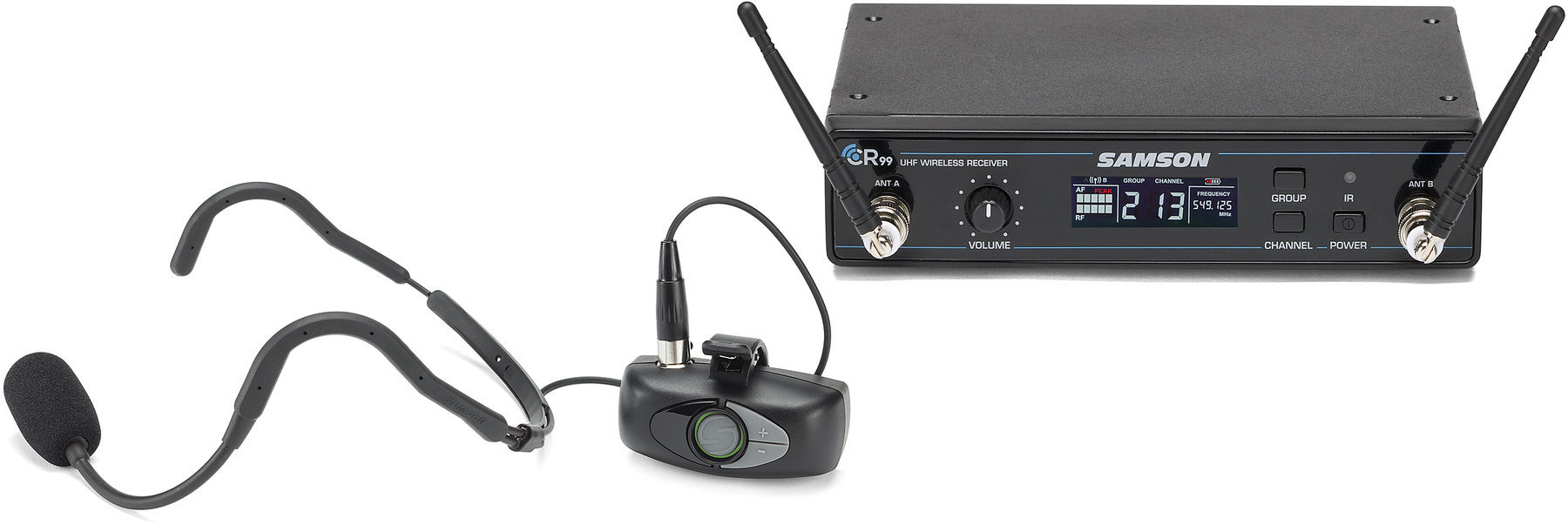 Système sans fil avec micro serre-tête Samson AHX Fitness Headset D