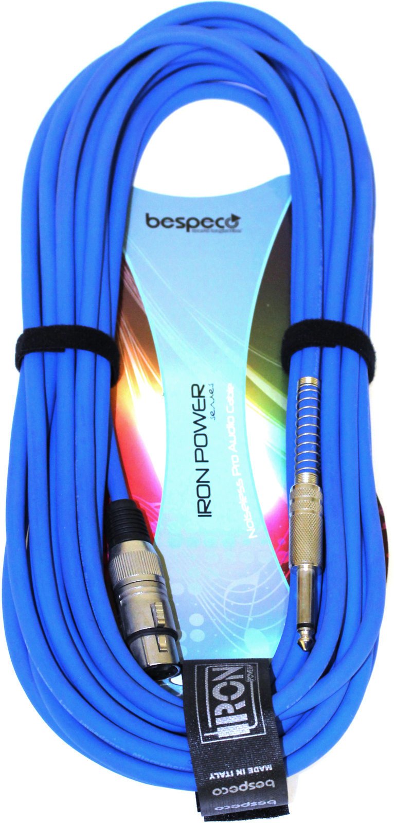 Mikrofonní kabel Bespeco IROMA600 Modrá 6 m
