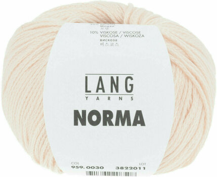 Knitting Yarn Lang Yarns Norma 0030 Light Salmon Knitting Yarn - 1