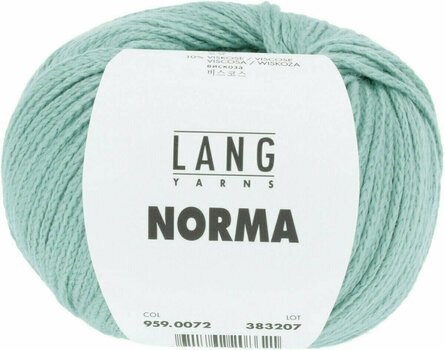 Knitting Yarn Lang Yarns Norma 0072 Acqua Knitting Yarn - 1