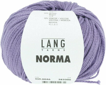 Fire de tricotat Lang Yarns Norma 0046 Lilac Fire de tricotat - 1