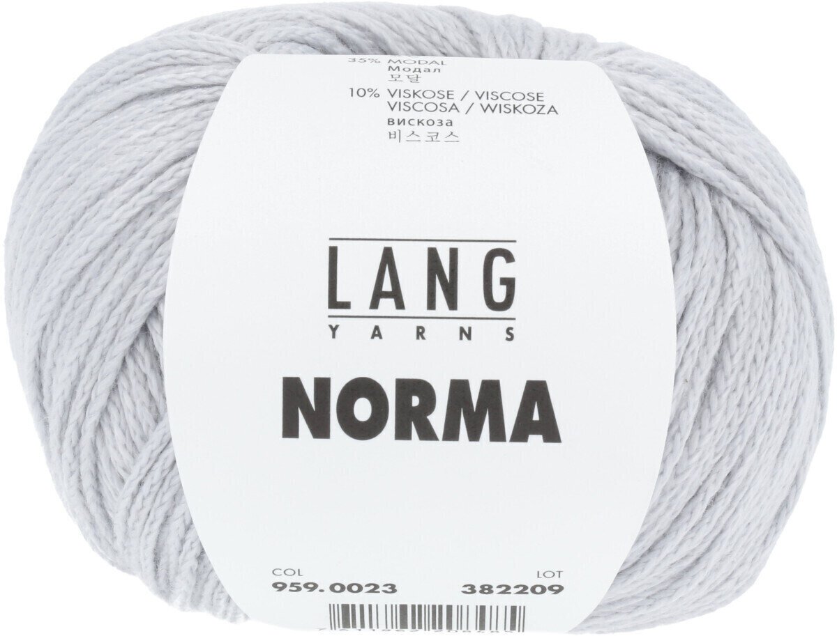 Knitting Yarn Lang Yarns Norma 0023 Silver Knitting Yarn