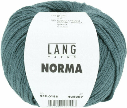 Fire de tricotat Lang Yarns Norma 0188 Dark Petrol Fire de tricotat - 1