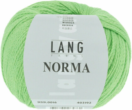 Knitting Yarn Lang Yarns Norma 0016 Light Green Knitting Yarn - 1