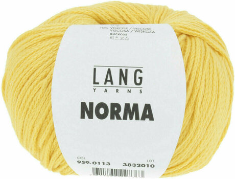 Knitting Yarn Lang Yarns Norma 0113 Yellow Gold Knitting Yarn - 1