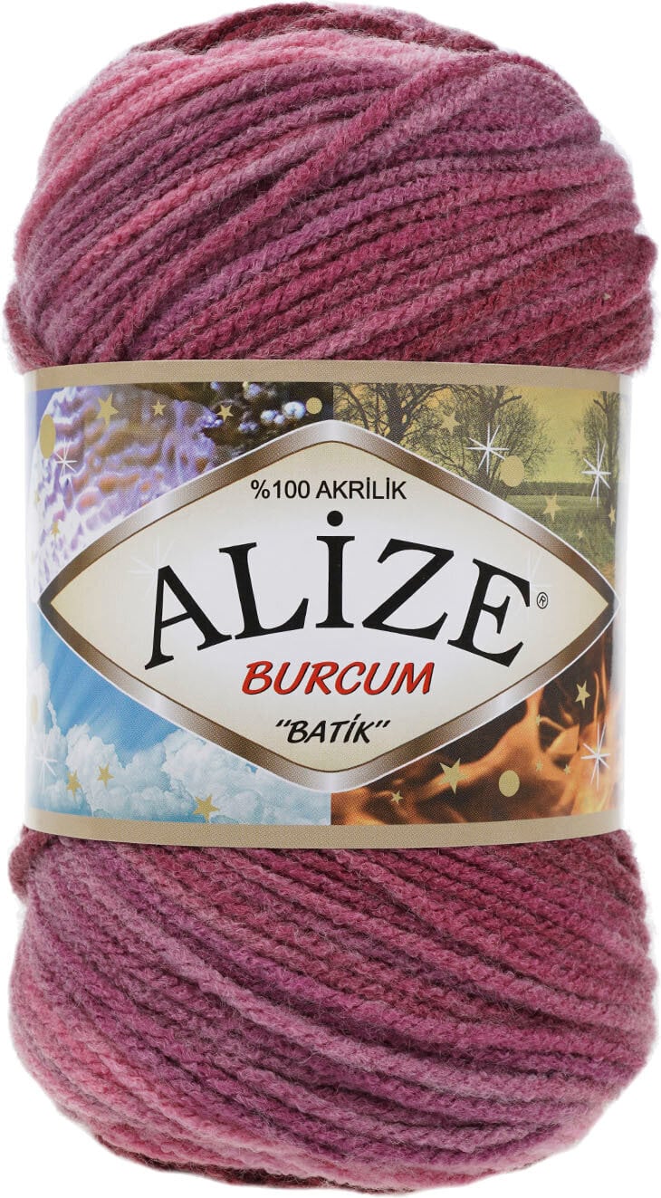 Плетива прежда Alize Burcum Batik 1895