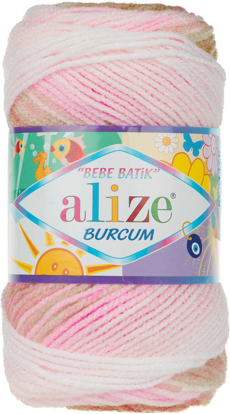 Pletací příze Alize Burcum Bebe Batik 7544 Pletací příze