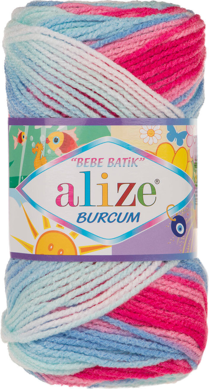 Плетива прежда Alize Burcum Bebe Batik 2162 Плетива прежда