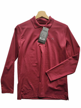 Polo trøje Alberto Lotte Drycomfort Bordeaux XS - 1