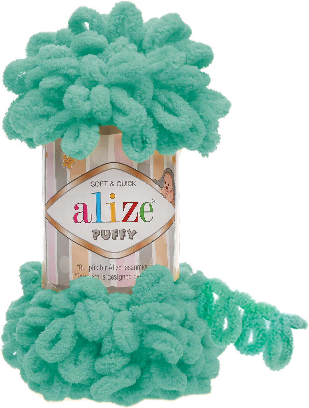 Knitting Yarn Alize Puffy 490