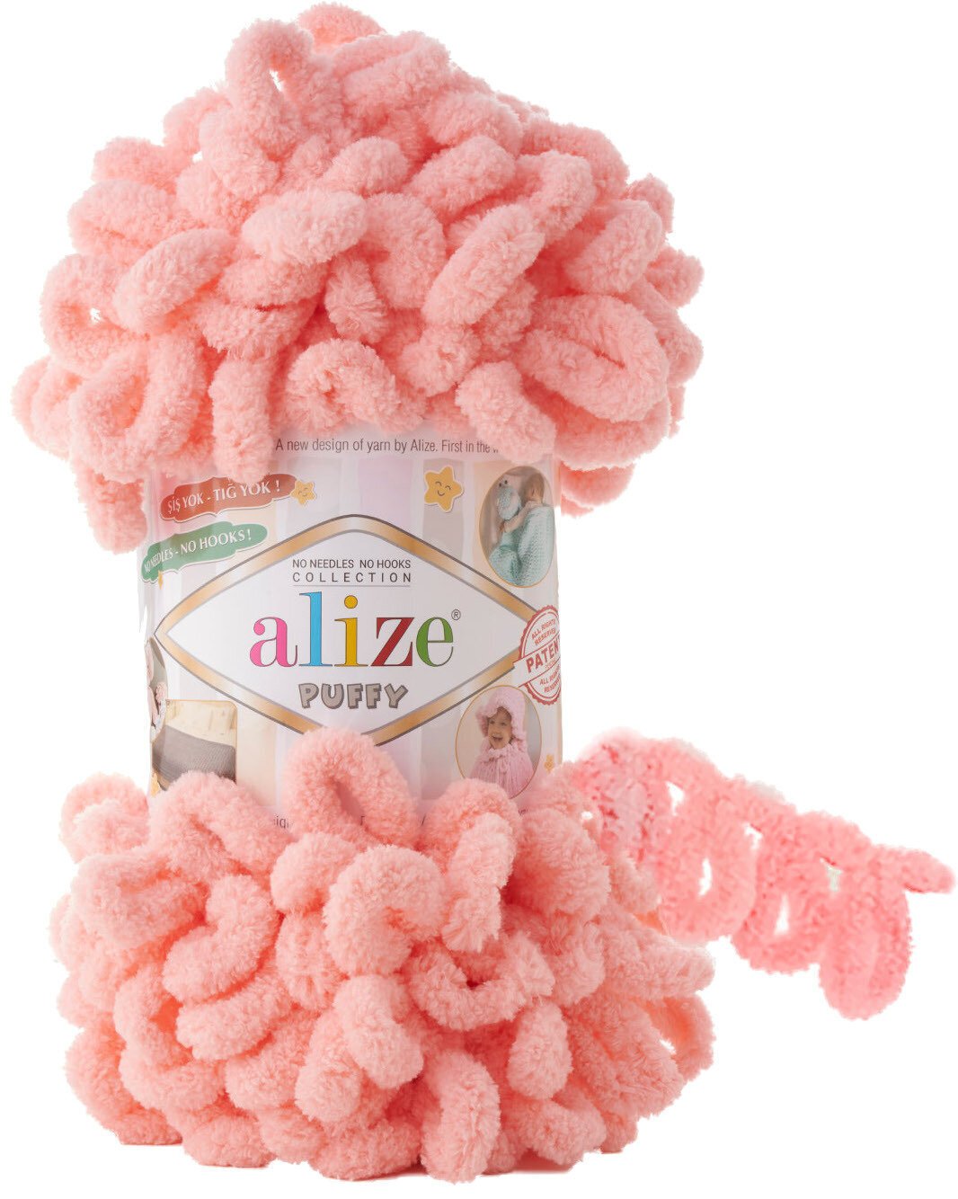 Fios para tricotar Alize Puffy 529
