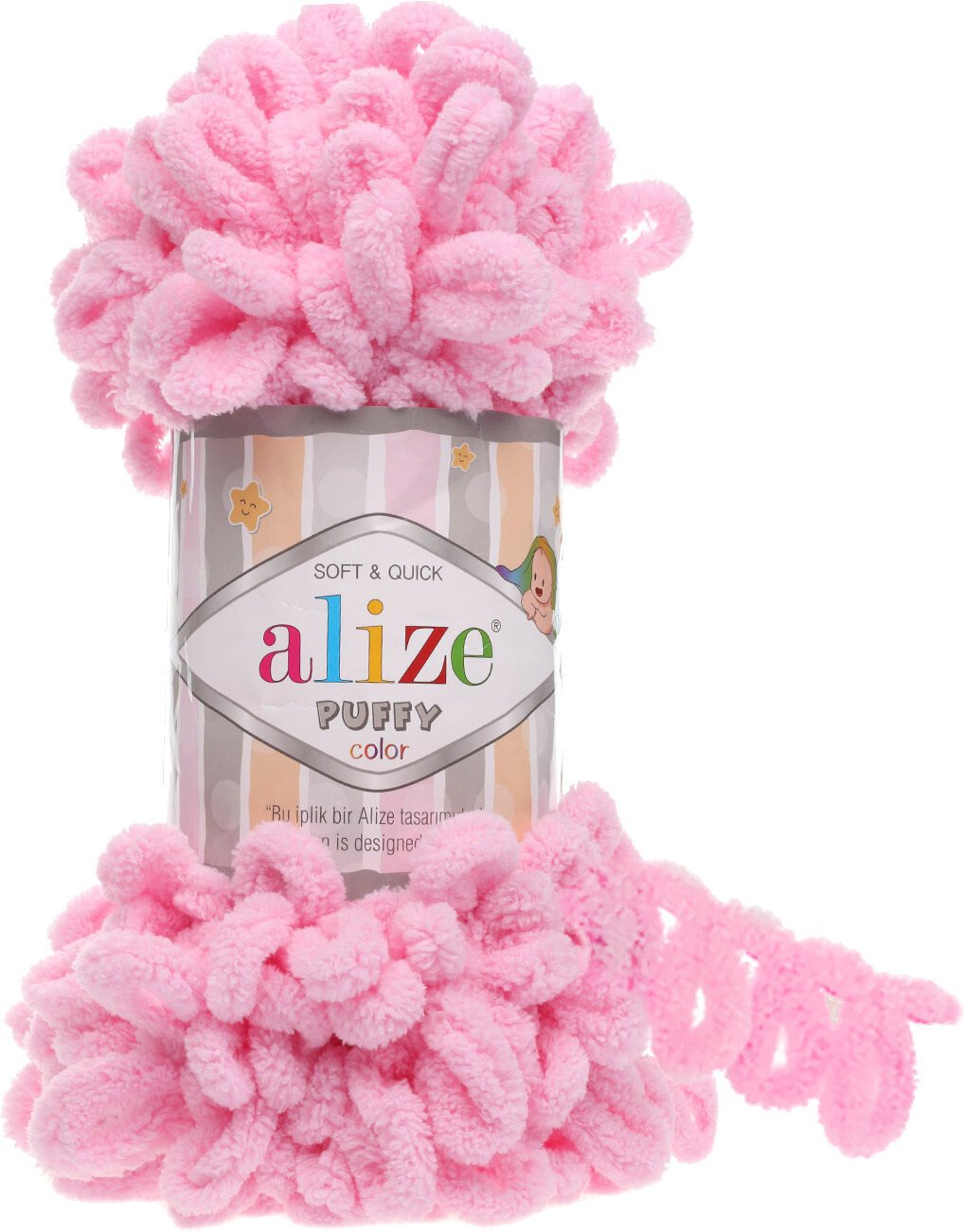 Fios para tricotar Alize Puffy 185