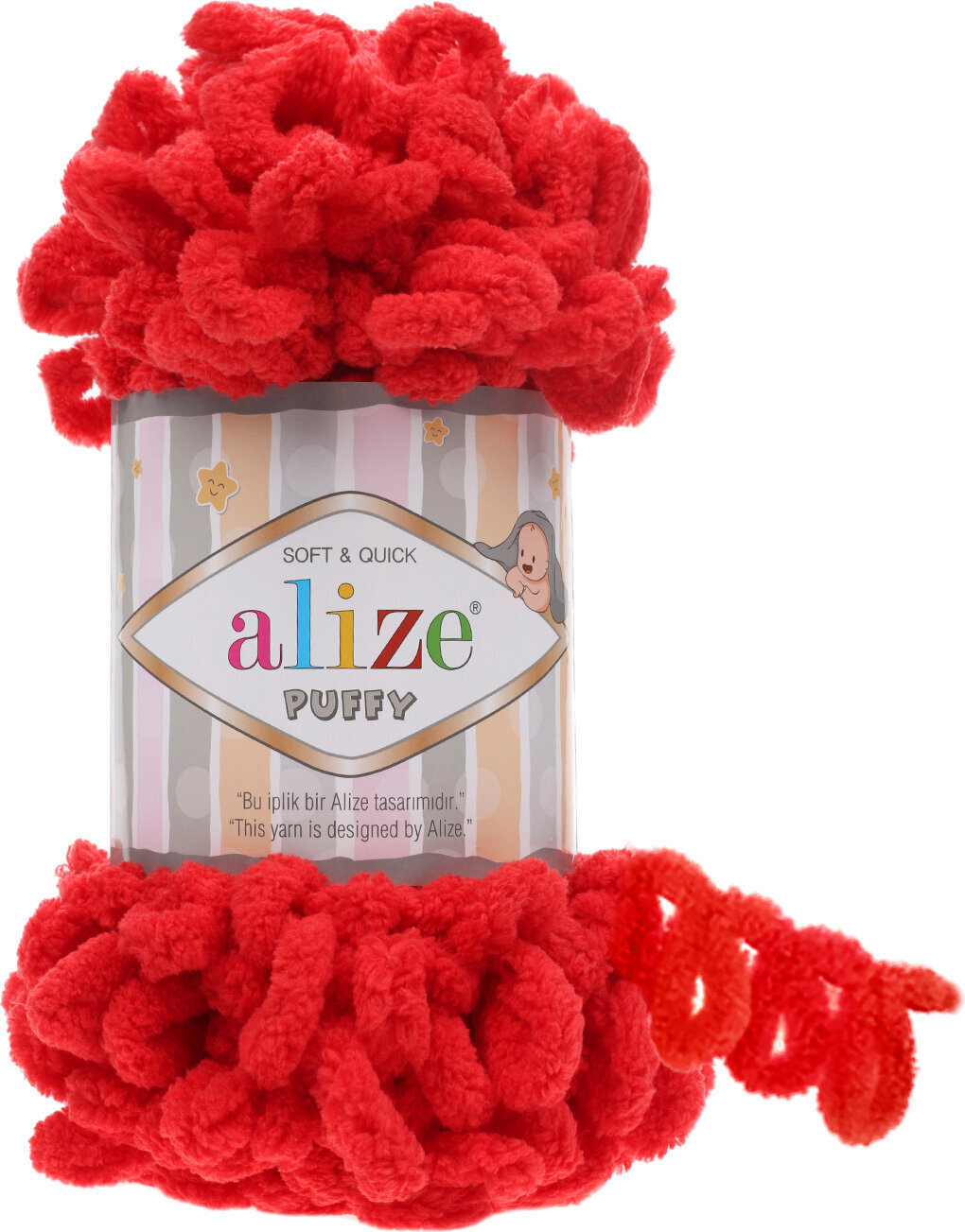 Fios para tricotar Alize Puffy 56
