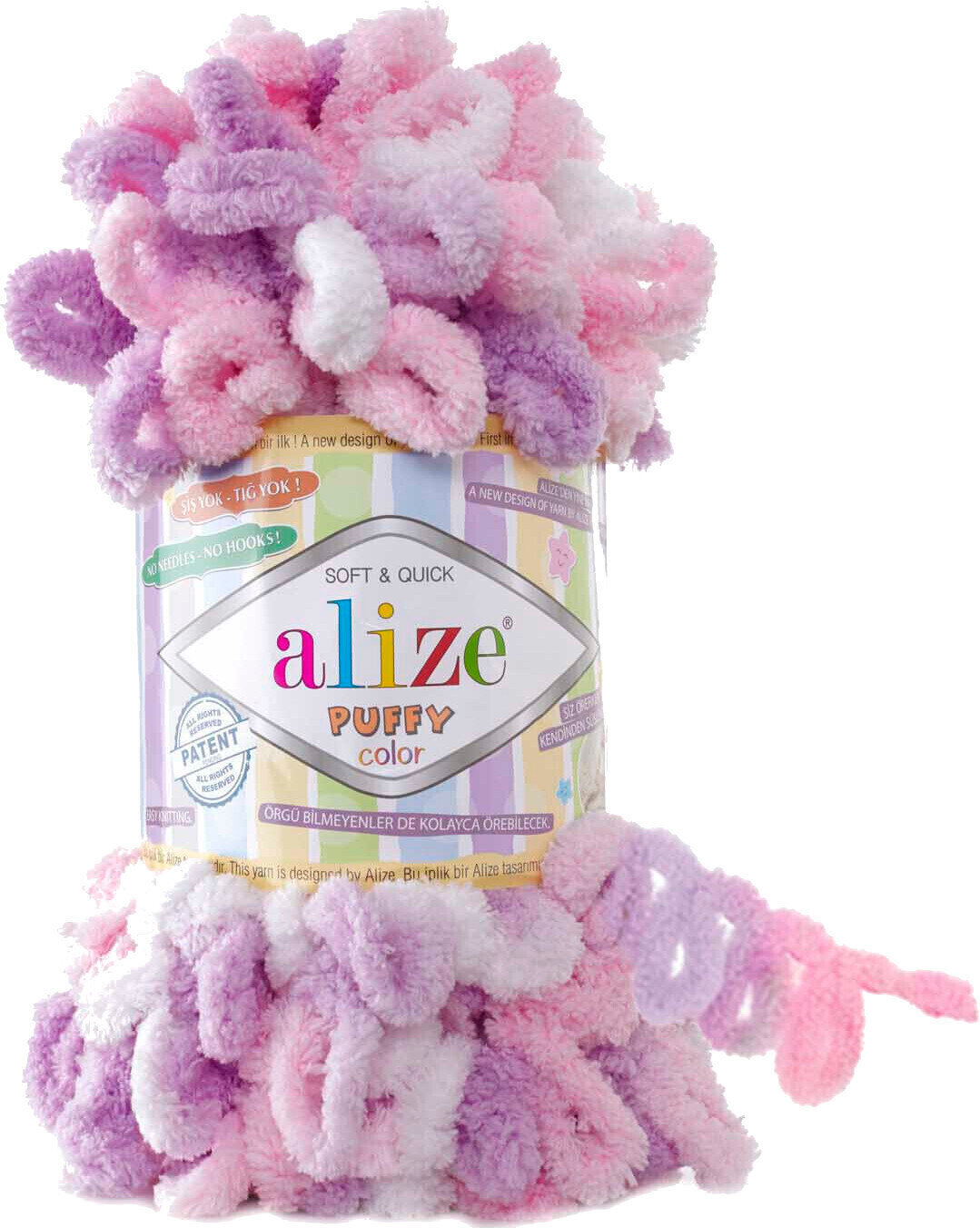 Pređa za pletenje Alize Puffy Color 6051