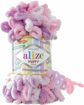 Fios para tricotar Alize Puffy Color 6051 - 1