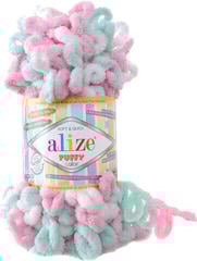 Fios para tricotar Alize Puffy Color 6052 Fios para tricotar