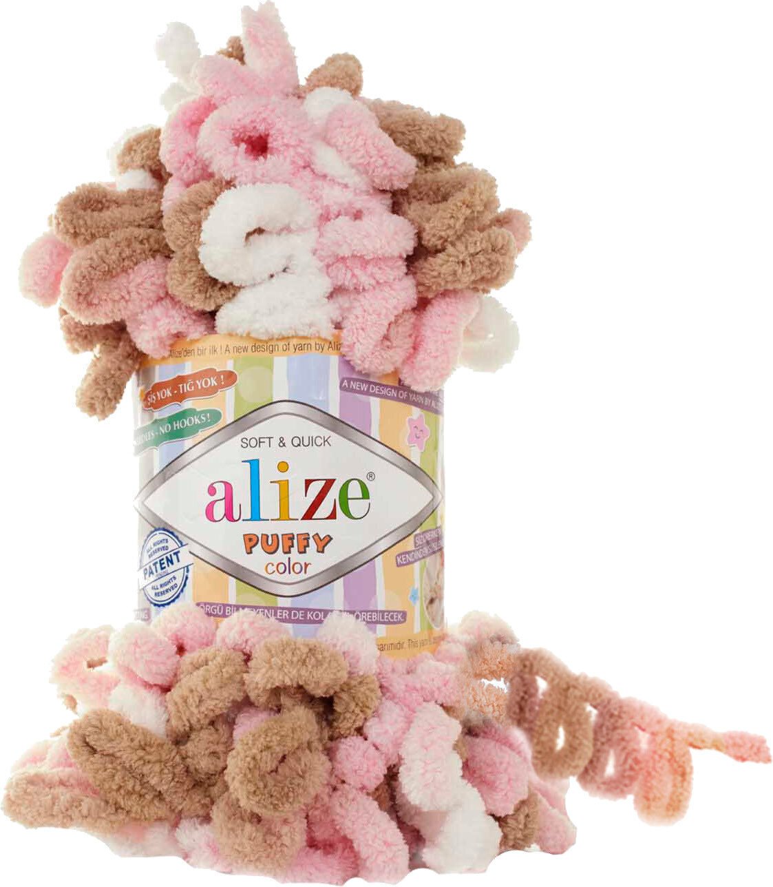 Fios para tricotar Alize Puffy Color 6046