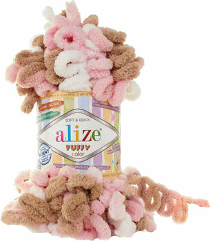 Fios para tricotar Alize Puffy Color 6046 - 1