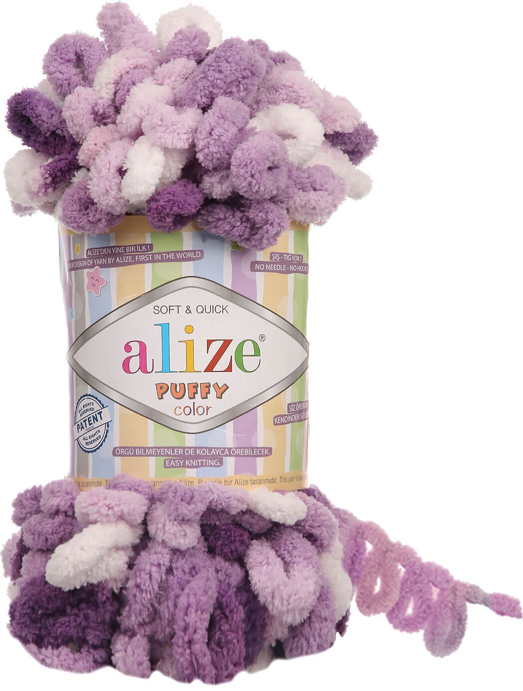 Knitting Yarn Alize Puffy Color 5923