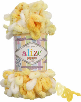 Fios para tricotar Alize Puffy Color 5921 - 1