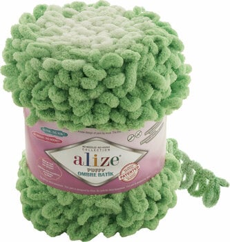 Плетива прежда Alize Puffy Ombre Batik 7428 Плетива прежда - 1