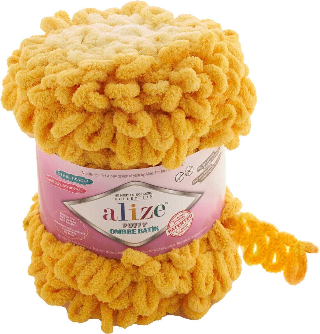 Strickgarn Alize Puffy Ombre Batik 7417 Strickgarn