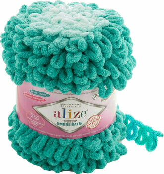 Pređa za pletenje Alize Puffy Ombre Batik 7420 Pređa za pletenje - 1