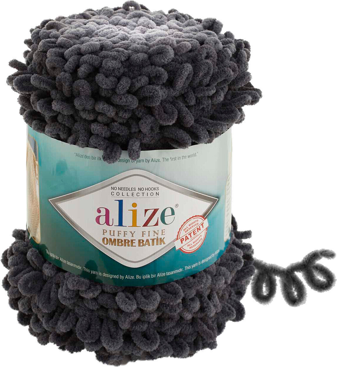 Knitting Yarn Alize Puffy Fine Ombre Batik 7259