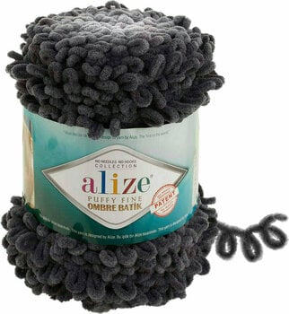 Fios para tricotar Alize Puffy Fine Ombre Batik Fios para tricotar 7259 - 1