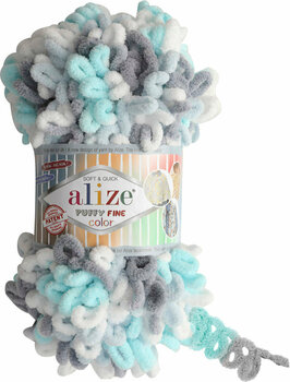 Knitting Yarn Alize Puffy Fine Color 5939 - 1