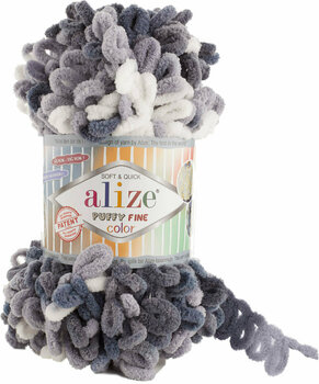 Fire de tricotat Alize Puffy Fine Color 5925 - 1