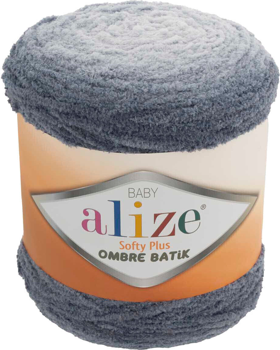 Pletacia priadza Alize Softy Plus Ombre Batik 7288 Pletacia priadza