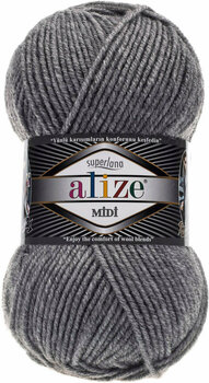 Knitting Yarn Alize Superlana Midi 21 - 1