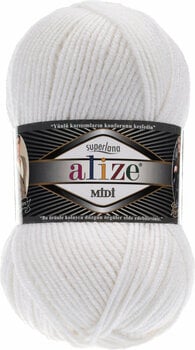 Fil à tricoter Alize Superlana Midi 55 - 1