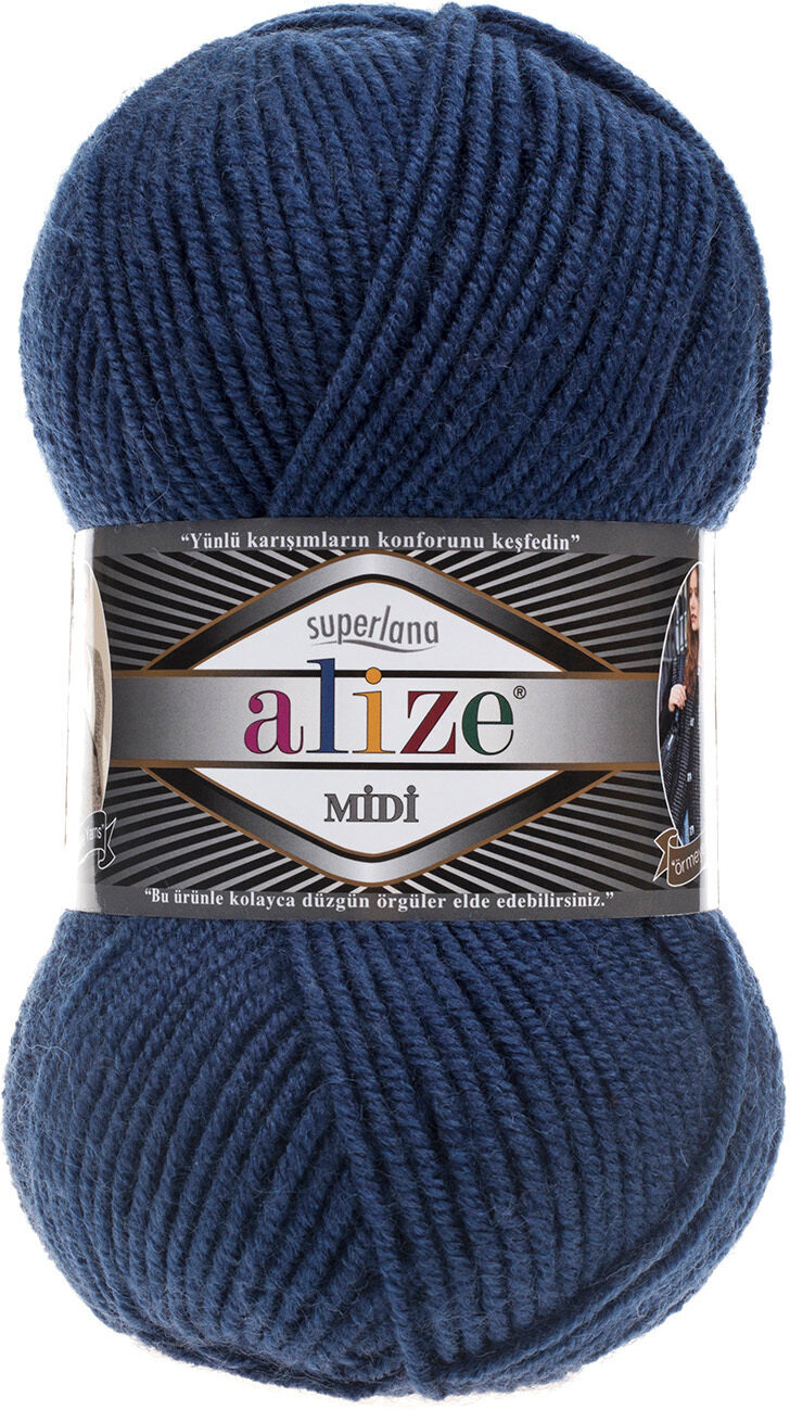 Fil à tricoter Alize Superlana Midi 215 Fil à tricoter