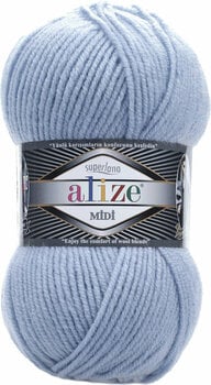 Fios para tricotar Alize Superlana Midi Fios para tricotar 480 - 1
